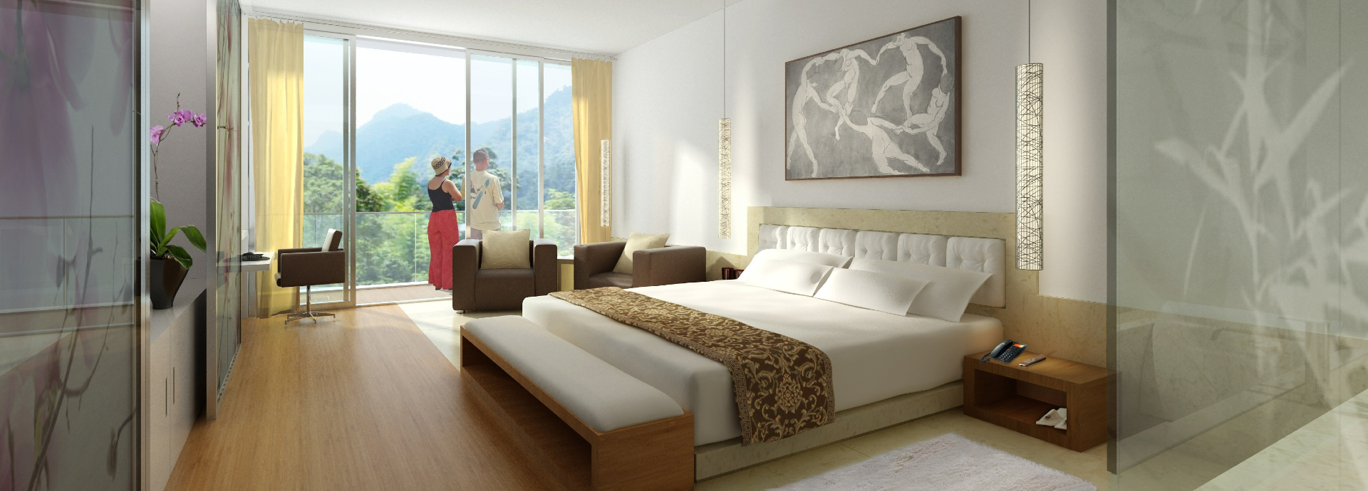 In the hotel sector