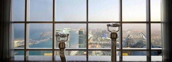 Ponte di osservazione al 300 Etihad Tower